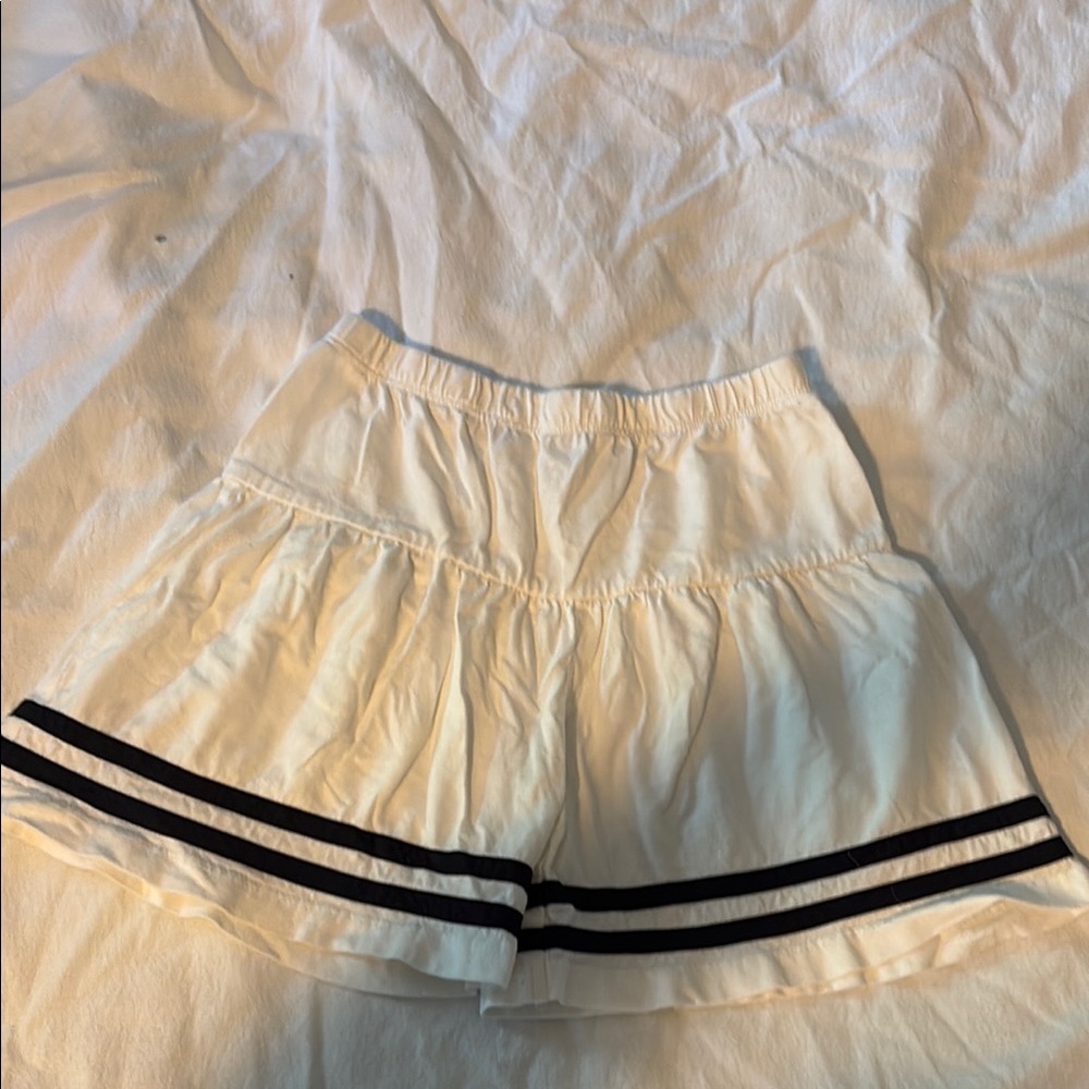 Sophie & Sam White and Navy Kids Shorts